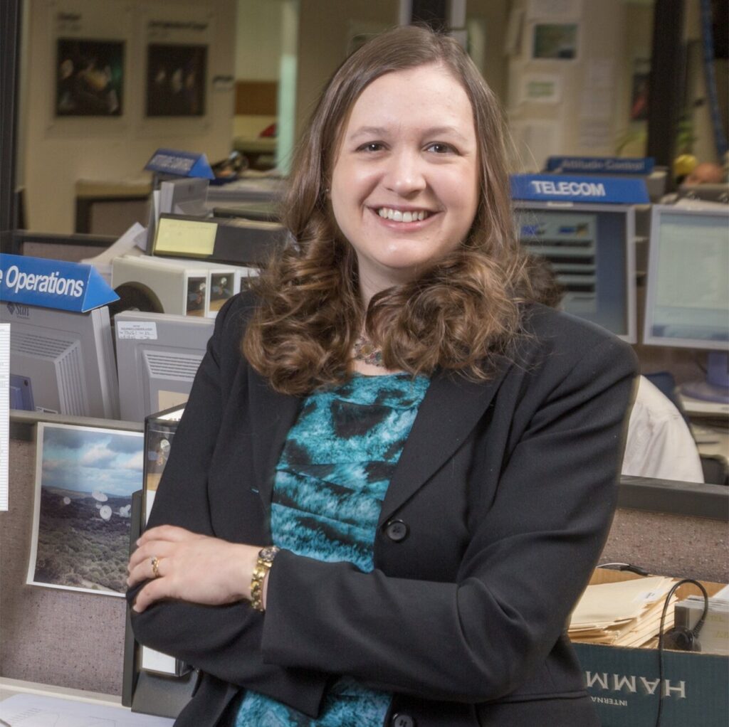 Dr. Christine Edwards is the Deputy Exploration Architect at Lockheed Martin Space. She specializes in enabling greater autonomy for future space exploration missions through advances in AI and human-machine teaming. Previous positions include serving as Principal Investigator for weather and remote sensing research and development, lead systems engineer and associate manager for Mars Reconnaissance Orbiter (MRO) operations, guidance navigation and control (GN&C) operations for the GRAIL, Mars Odyssey, and Stardust missions, launch support for Juno, and autonomous rendezvous, proximity operations, and docking (ARPOD) development for the Orion. Christy holds a PhD in systems engineering from Stevens Institute of Technology, Bachelor and Master of Science degrees in aerospace engineering from MIT, is a Research Associate at the Denver Museum of Nature and Science, and was recognized by Aviation Week & Space Technology in their 40 under 40 in Aerospace and Defense.